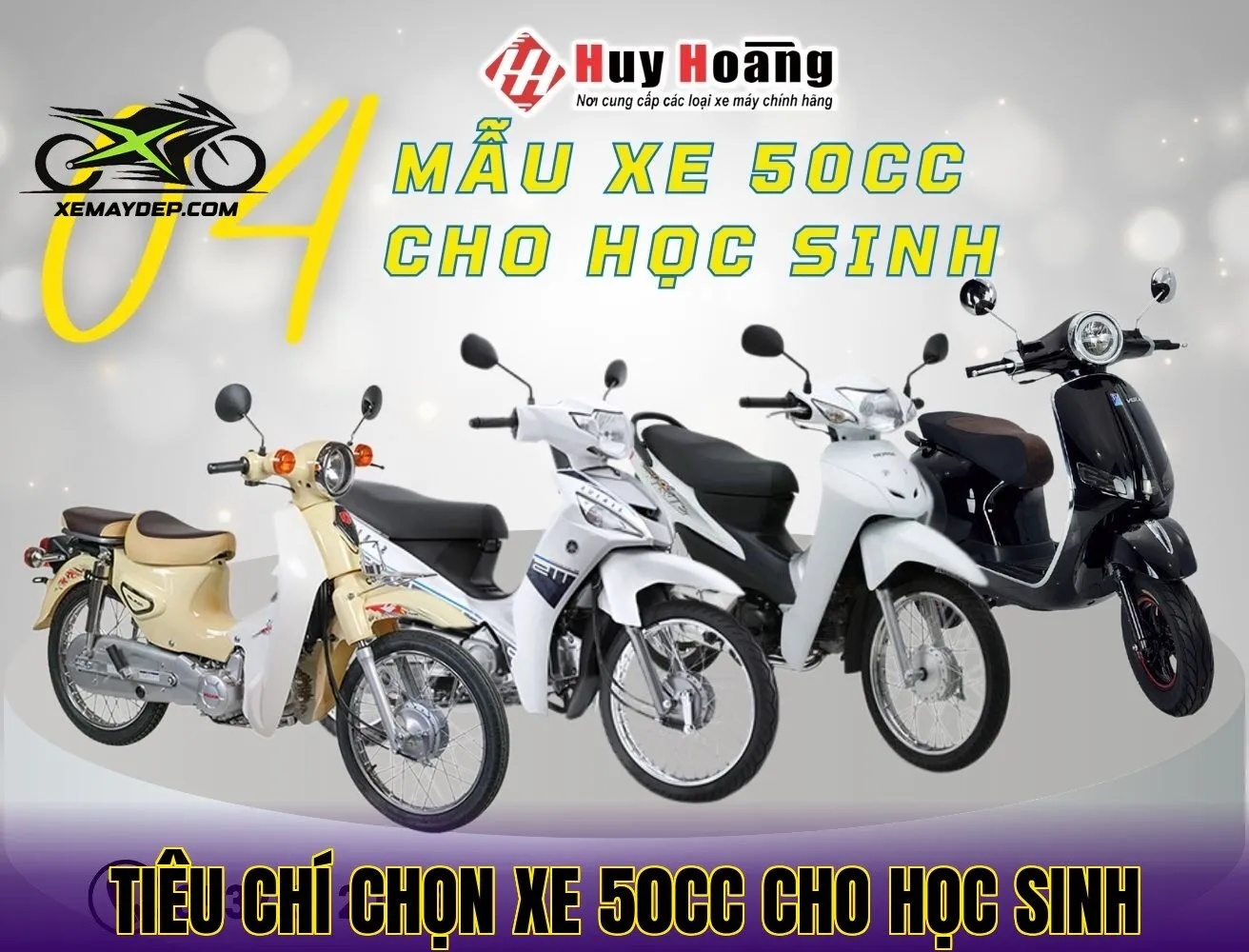 Tiêu chí chọn xe 50cc cho học sinh