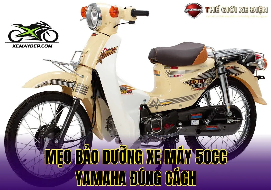 Mẹo bảo dưỡng xe máy 50cc Yamaha đúng cách