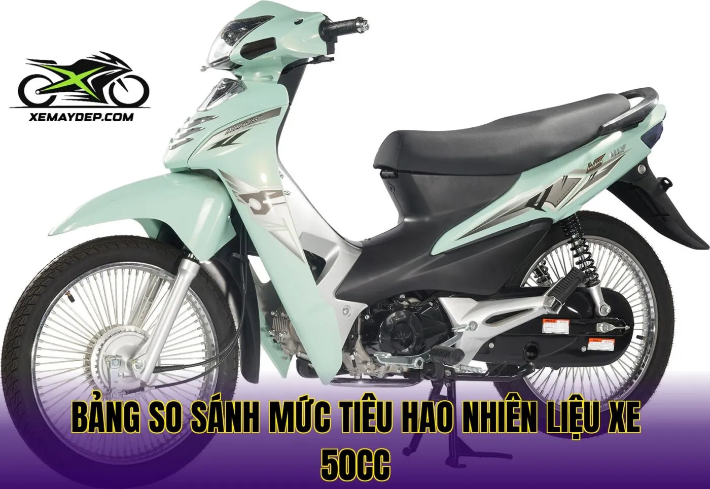 bảng so sánh mức tiêu hao nhiên liệu xe 50cc