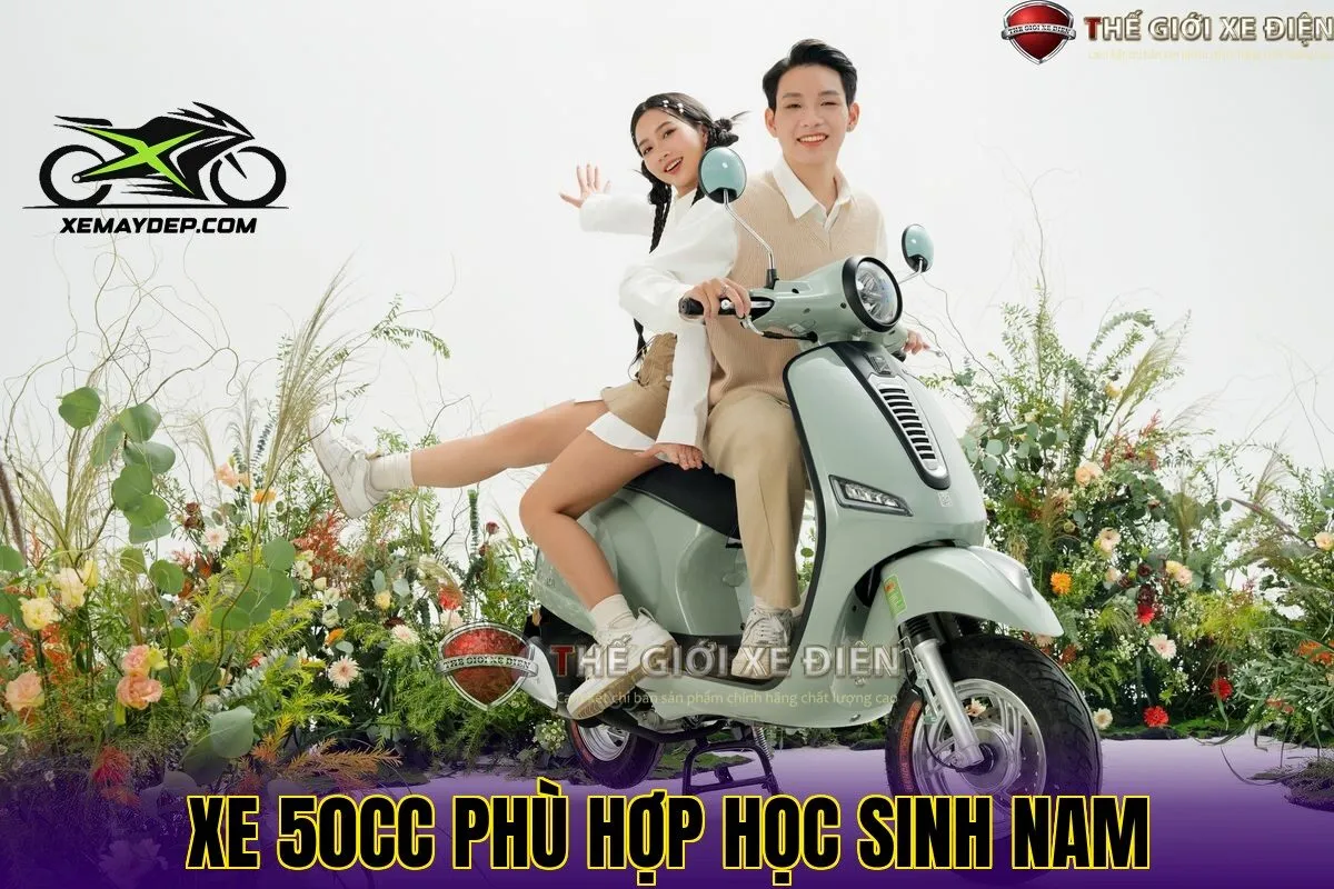 Xe 50cc phù hợp học sinh nam