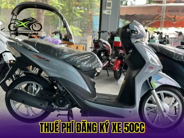 Thuế phí đăng ký xe 50cc
