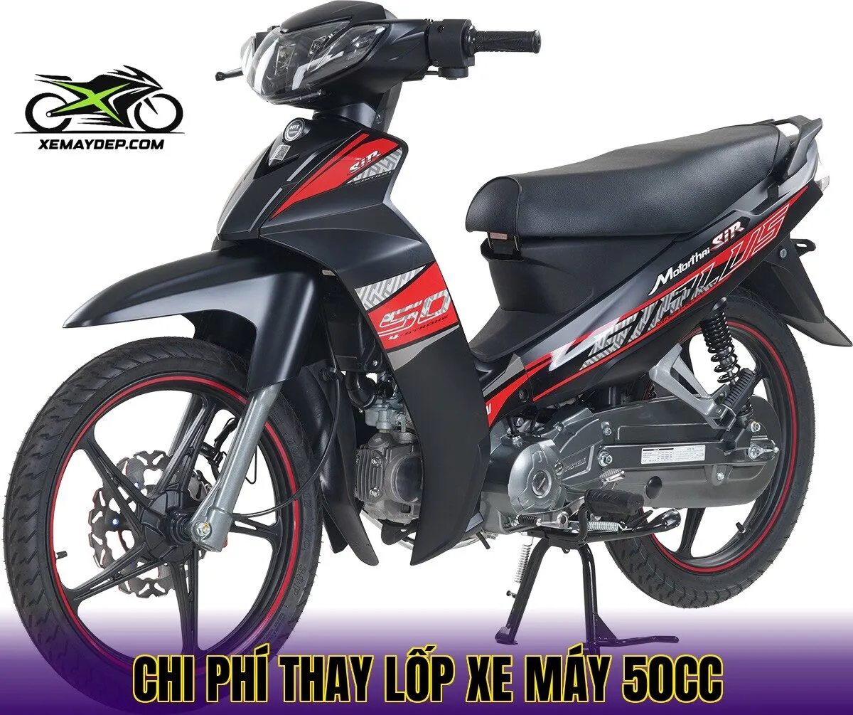 chi phí thay lốp xe máy 50cc