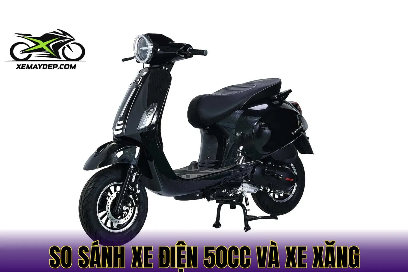 So sánh xe điện 50cc và xe xăng