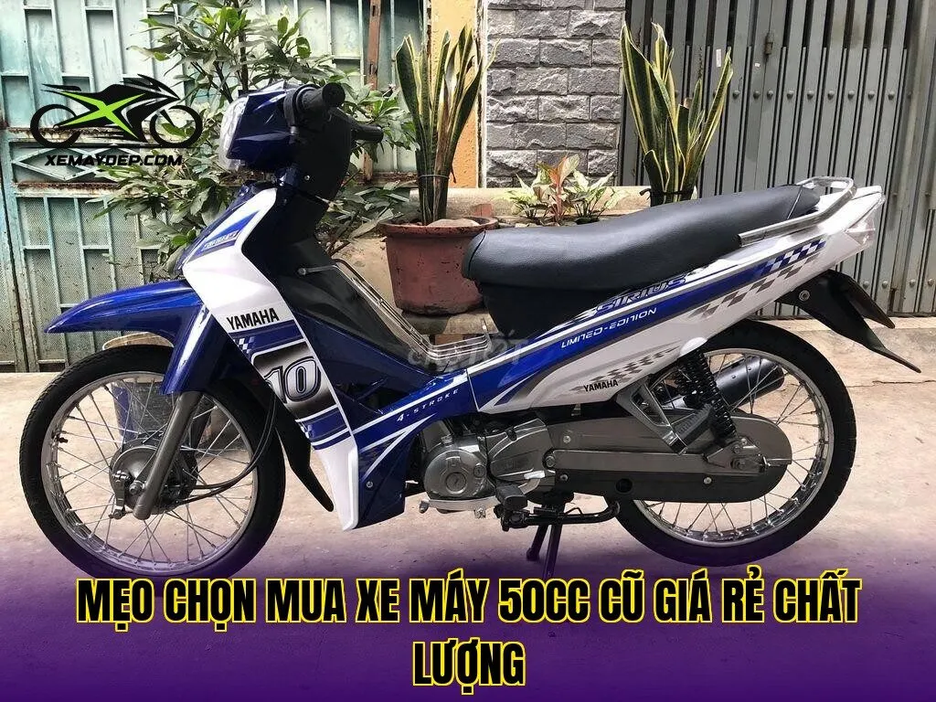 Mẹo chọn mua xe máy 50cc cũ giá rẻ chất lượng
