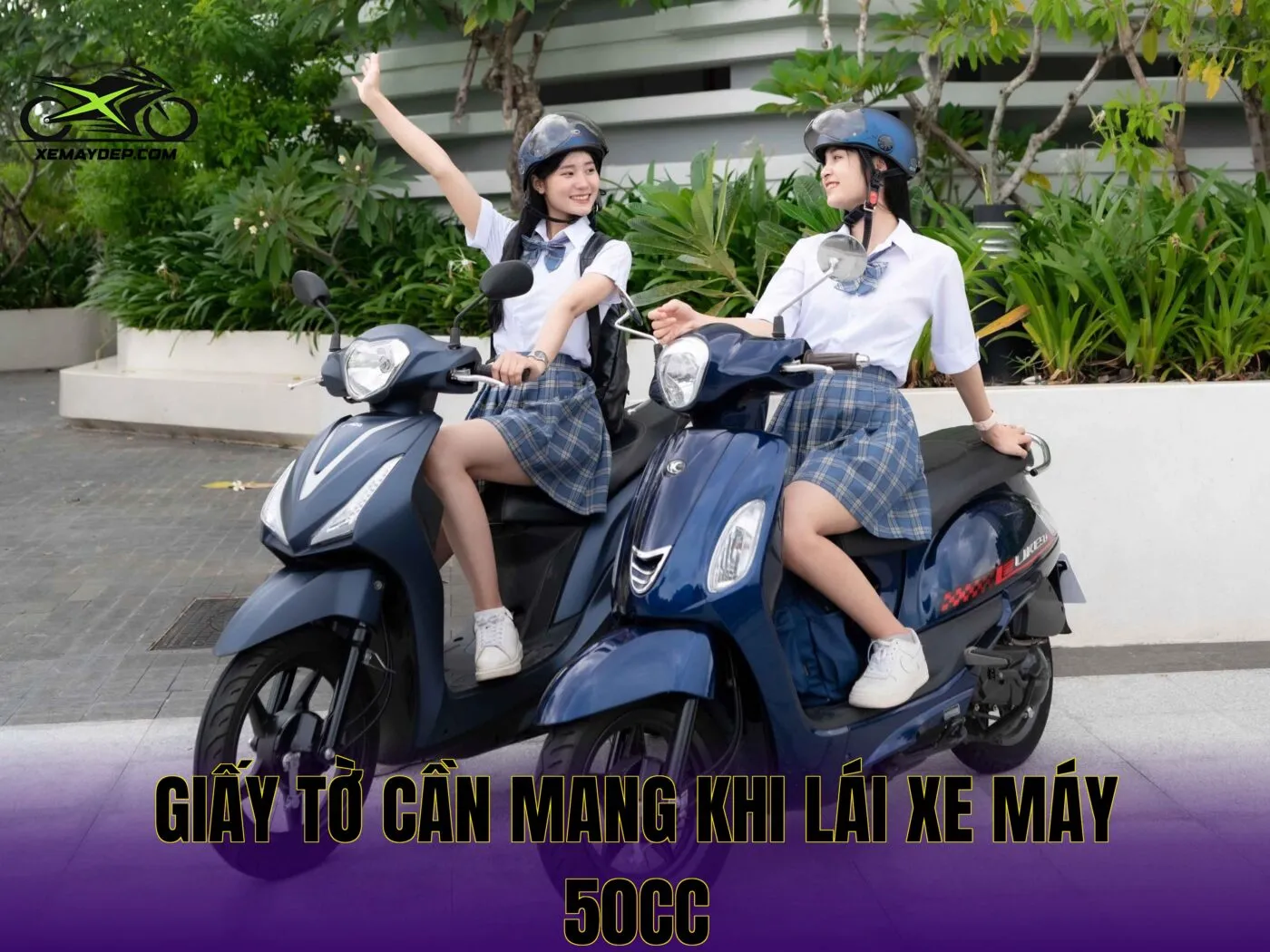 Giấy tờ cần mang khi lái xe máy 50cc