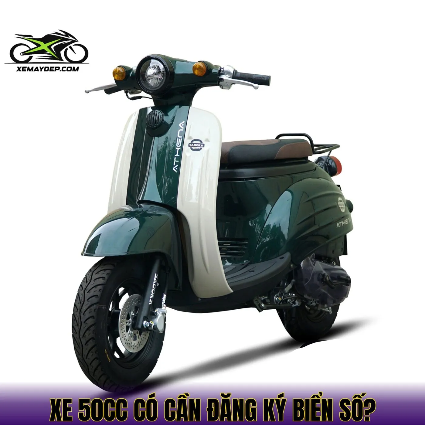 Xe 50cc có cần đăng ký biển số?