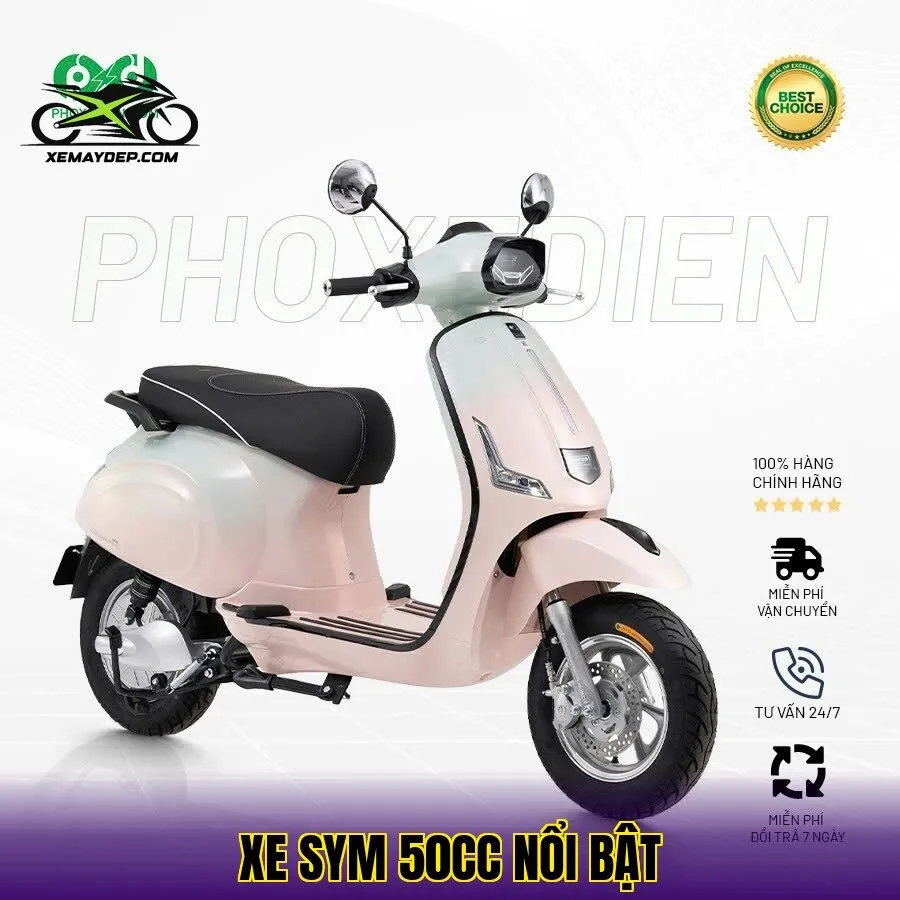 xe SYM 50cc nổi bật