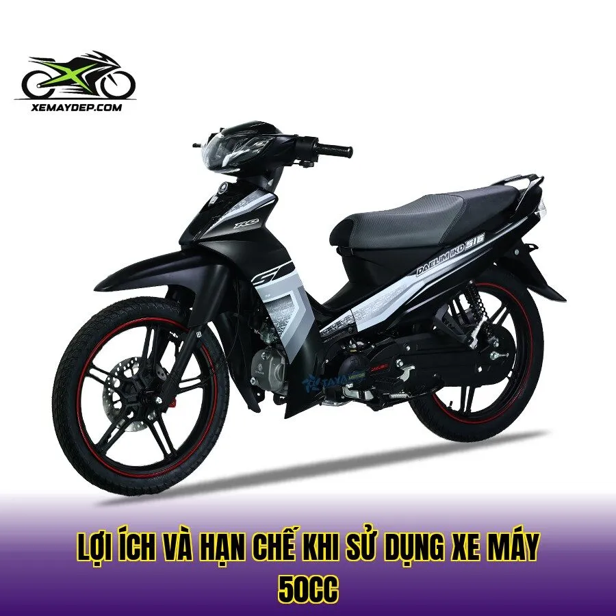 Lợi ích và hạn chế khi sử dụng xe máy 50cc