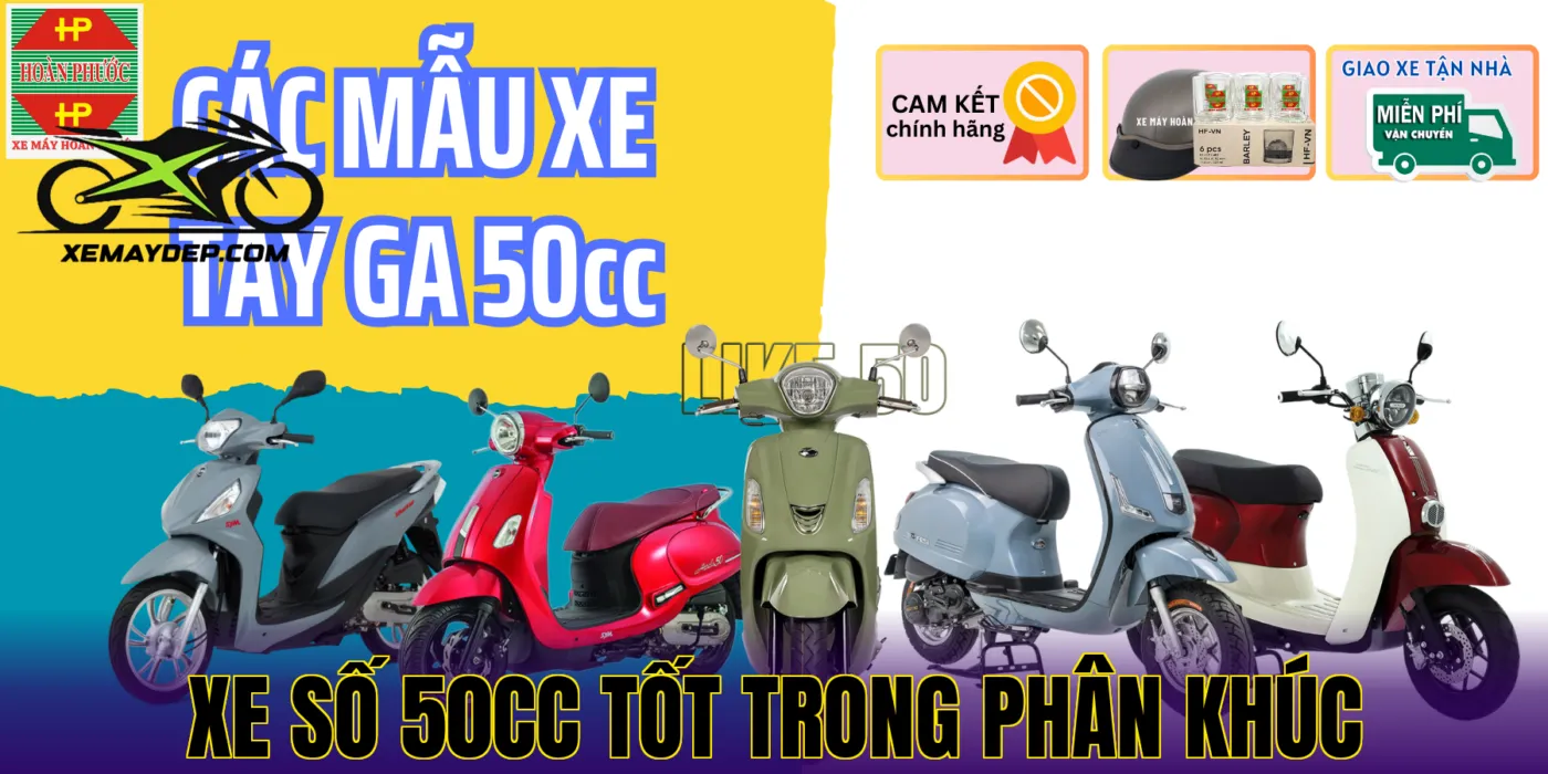 Xe số 50cc tốt trong phân khúc
