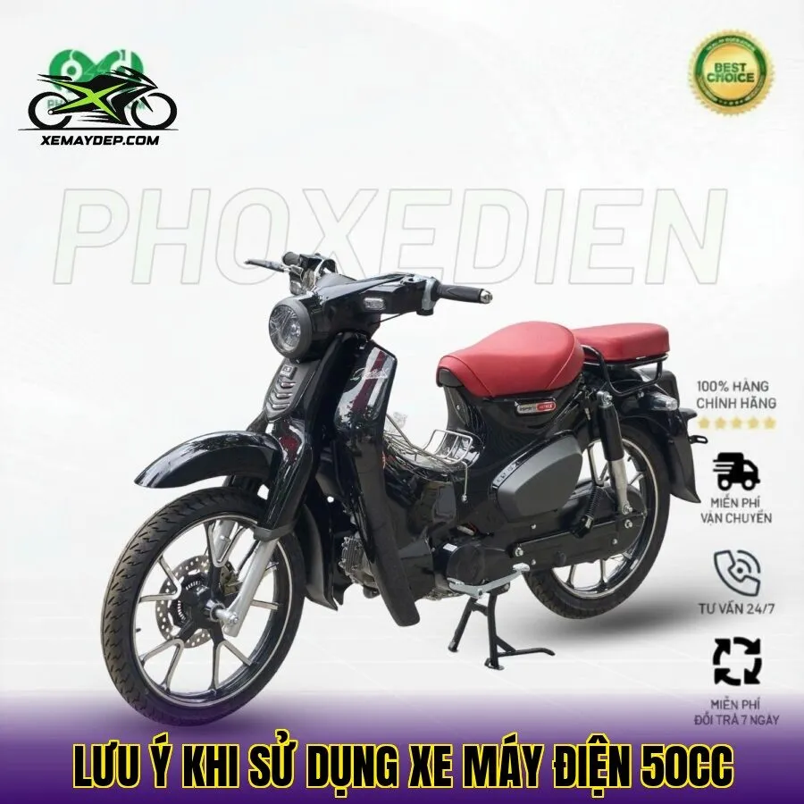 Lưu ý khi sử dụng xe máy điện 50cc