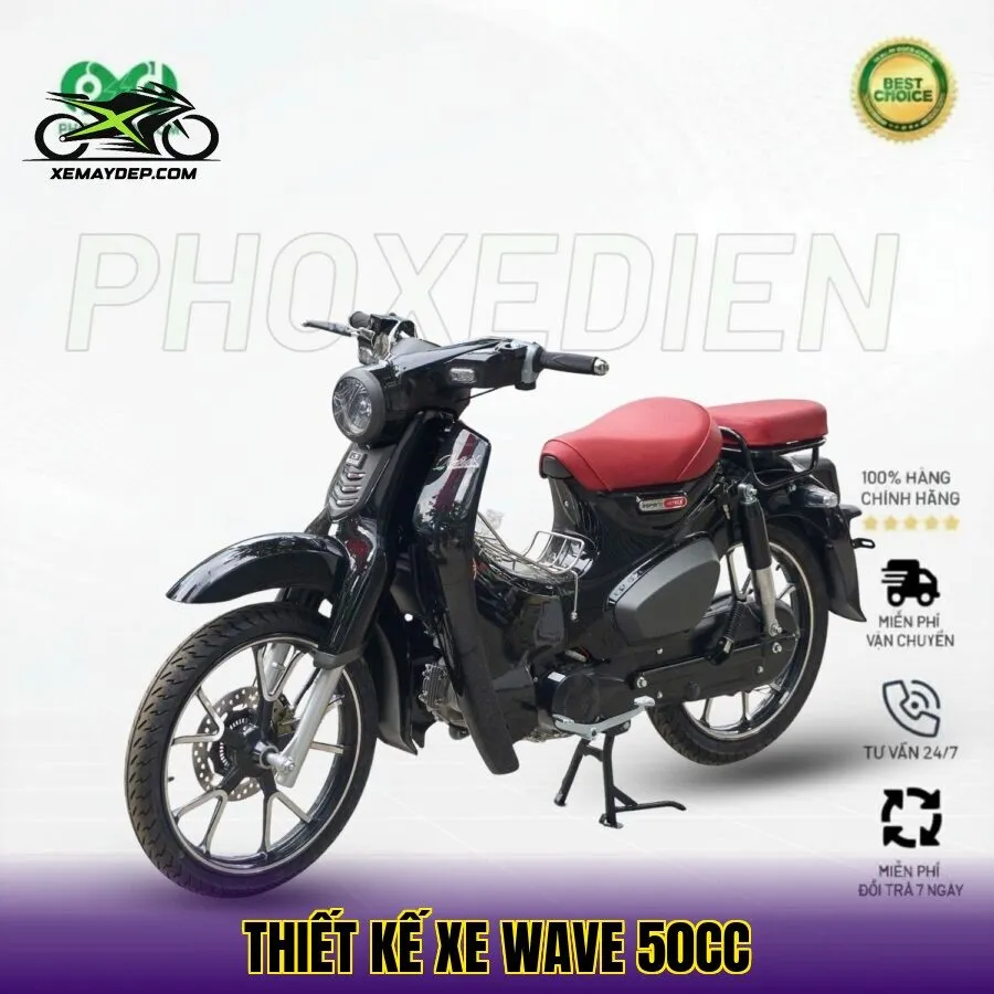 Thiết kế xe Wave 50cc