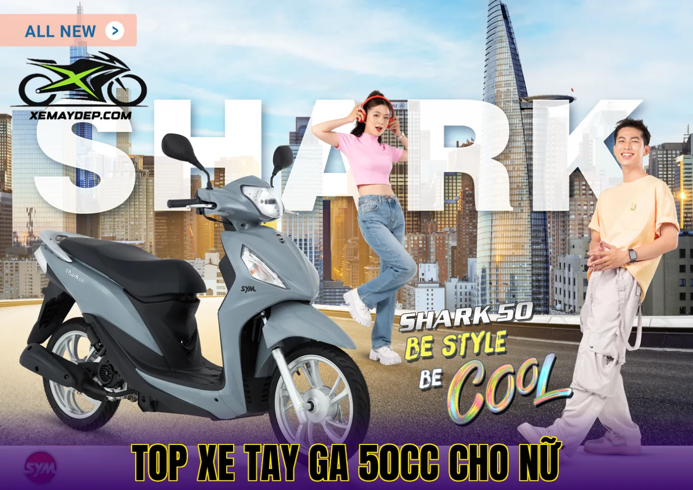 Top xe tay ga 50cc cho nữ