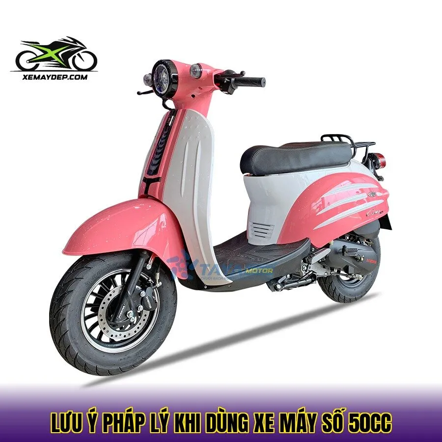 Lưu ý pháp lý khi dùng xe máy số 50cc