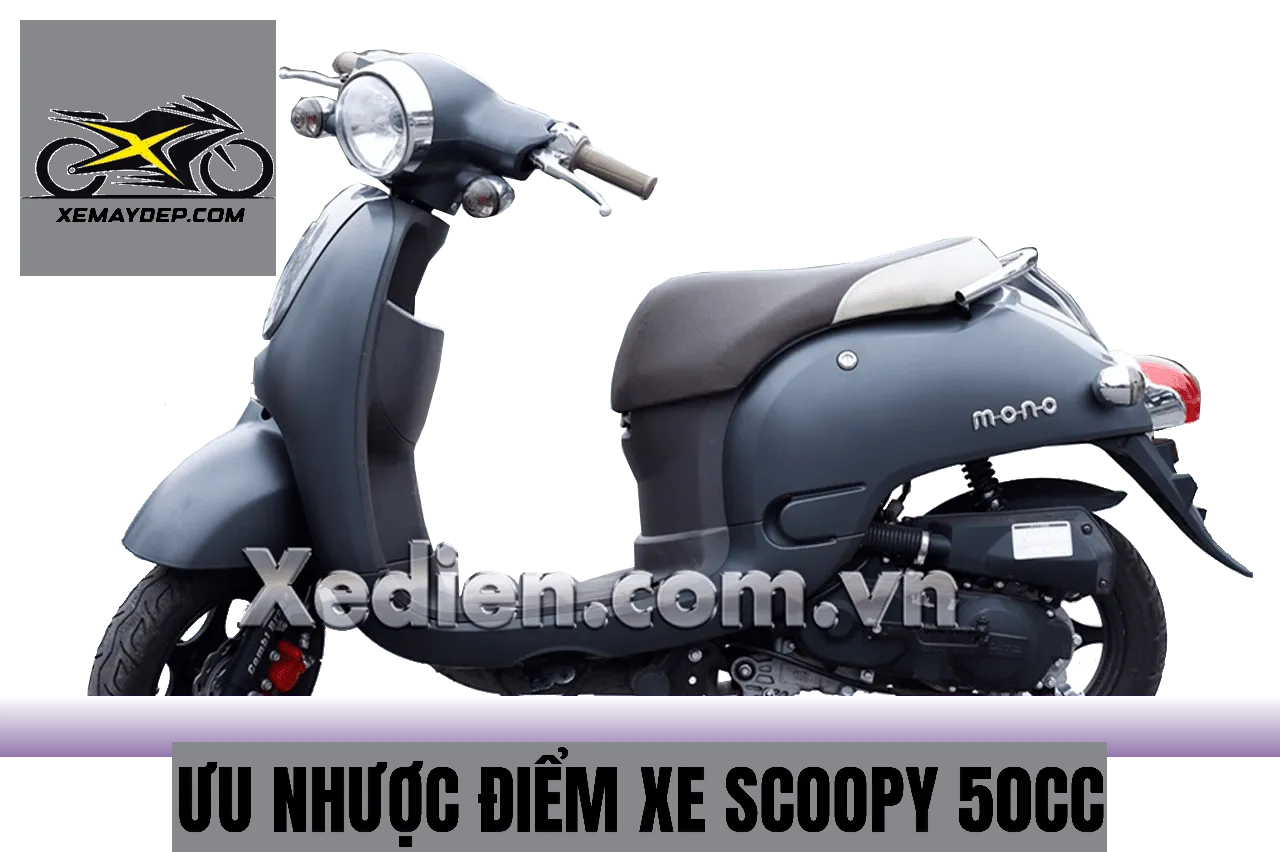 Ưu nhược điểm xe Scoopy 50cc