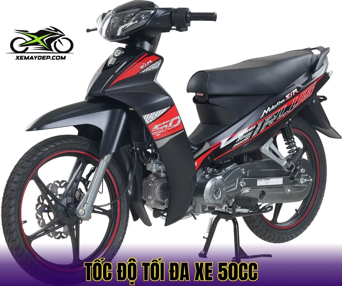 Tốc độ tối đa xe 50cc