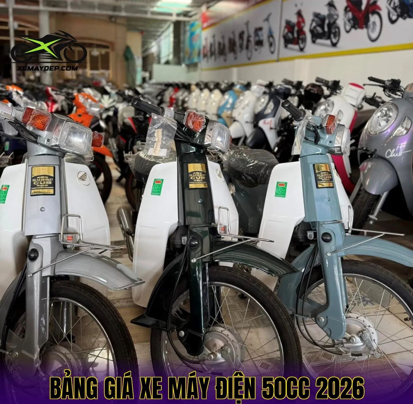 bảng giá xe máy điện 50cc 2026