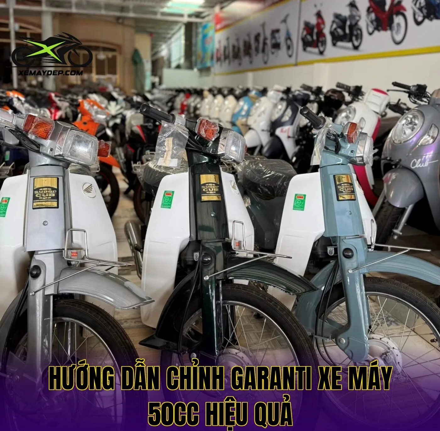 Hướng dẫn chỉnh garanti xe máy 50cc hiệu quả