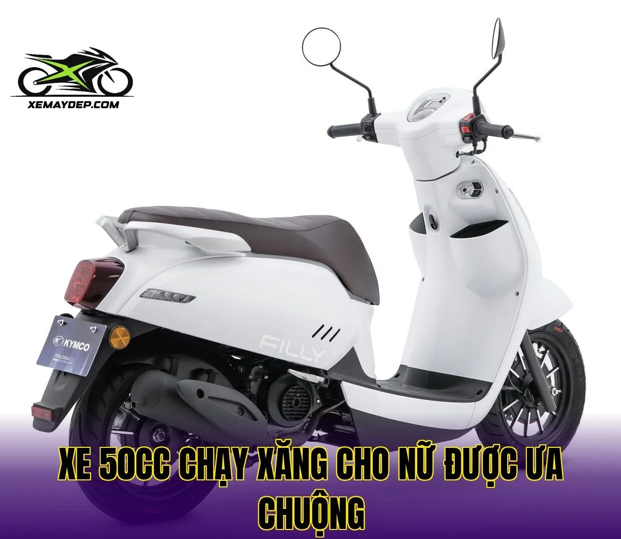 Xe 50cc chạy xăng cho nữ được ưa chuộng