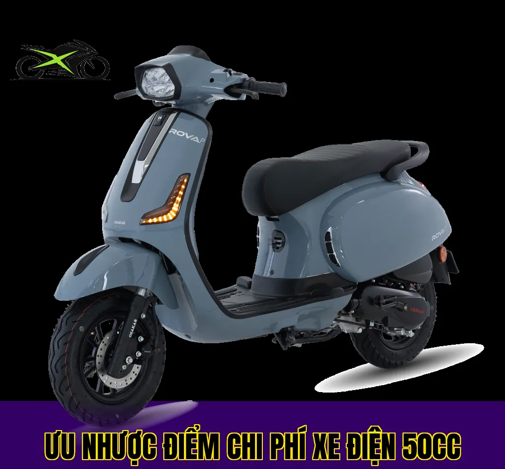 Ưu nhược điểm chi phí xe điện 50cc