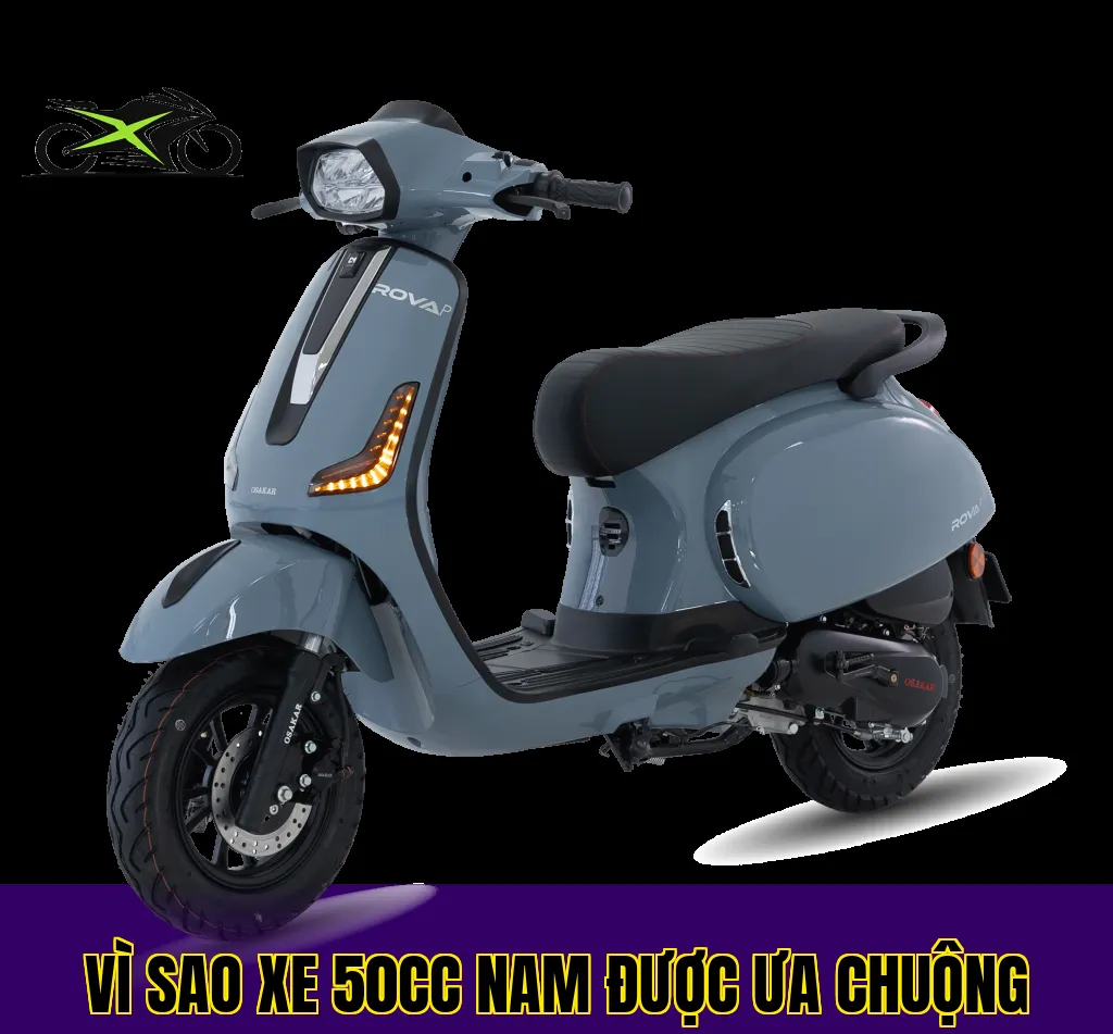 Vì sao xe 50cc nam được ưa chuộng