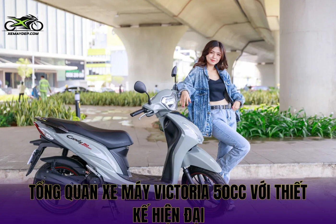 Tổng quan xe máy Victoria 50cc với thiết kế hiện đại