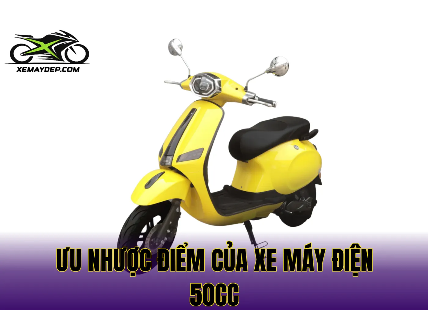 Ưu nhược điểm của xe máy điện 50cc