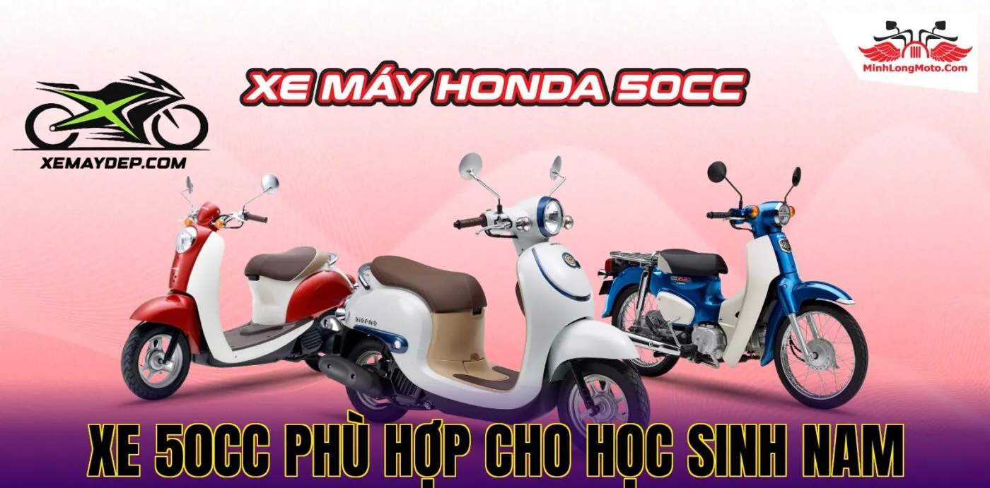 Xe 50cc phù hợp cho học sinh nam