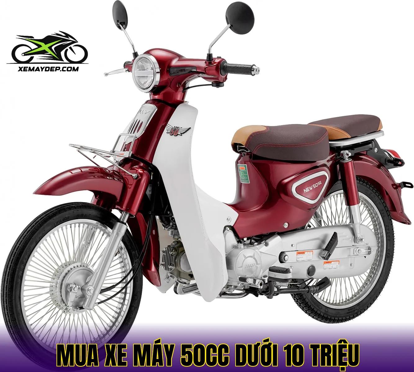 mua xe máy 50cc dưới 10 triệu