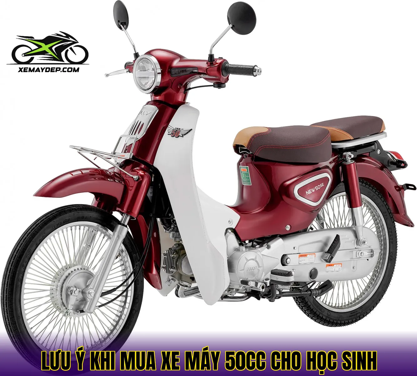 Lưu ý khi mua xe máy 50cc cho học sinh