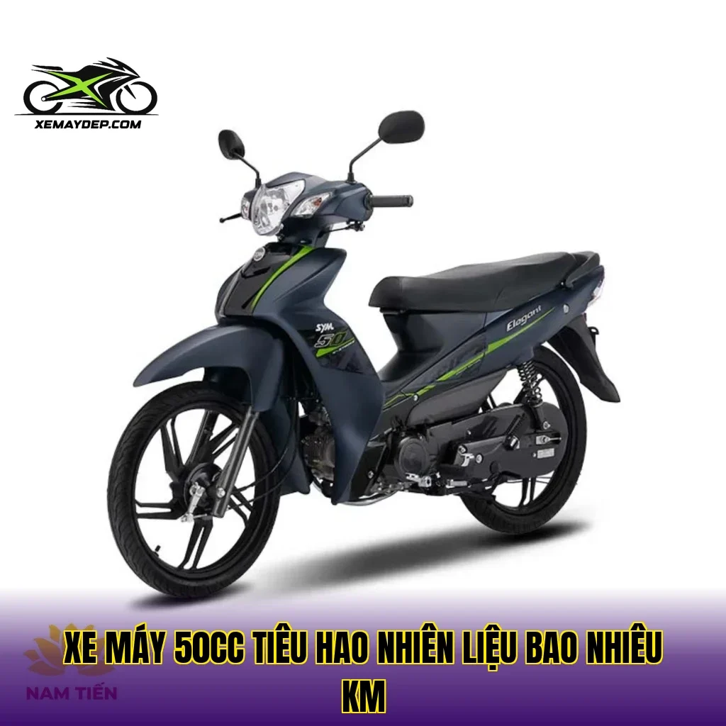 xe máy 50cc tiêu hao nhiên liệu bao nhiêu km