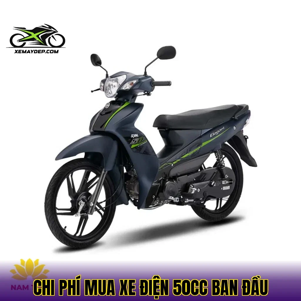 Chi phí mua xe điện 50cc ban đầu