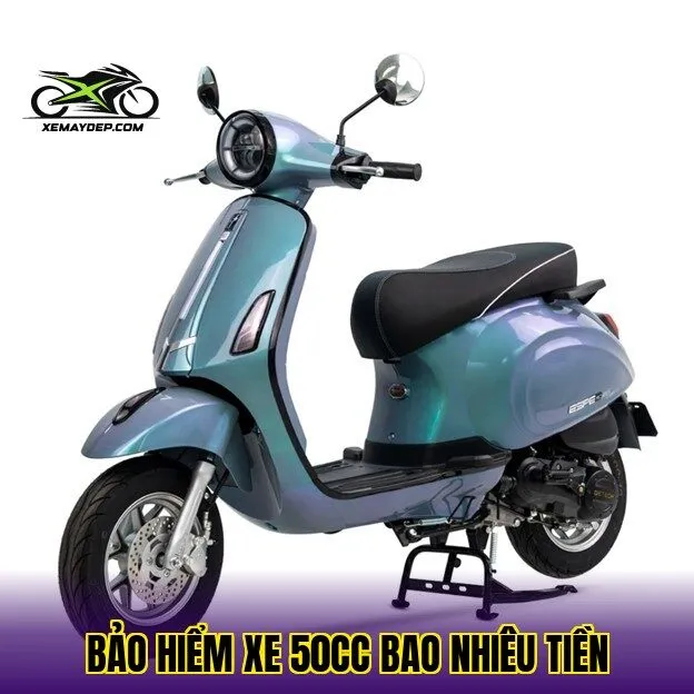 Bảo hiểm xe 50cc bao nhiêu tiền