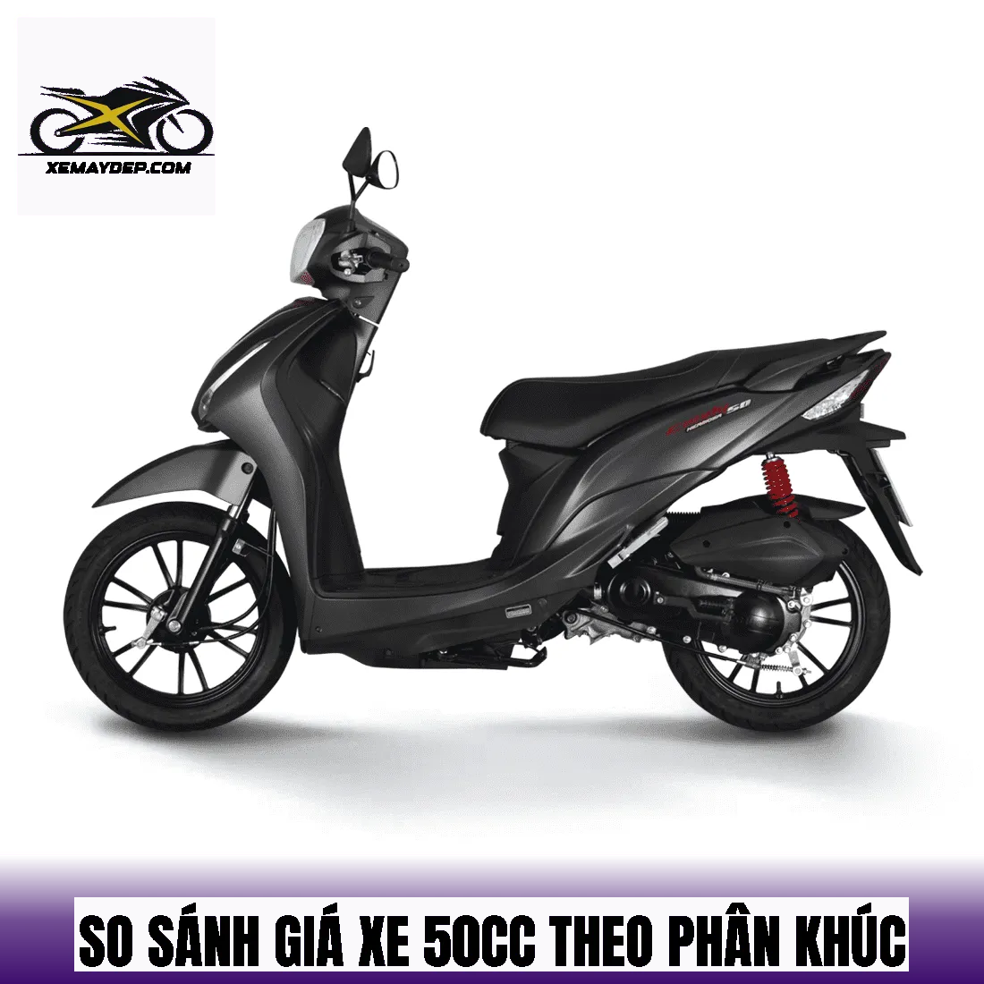 So sánh giá xe 50cc theo phân khúc