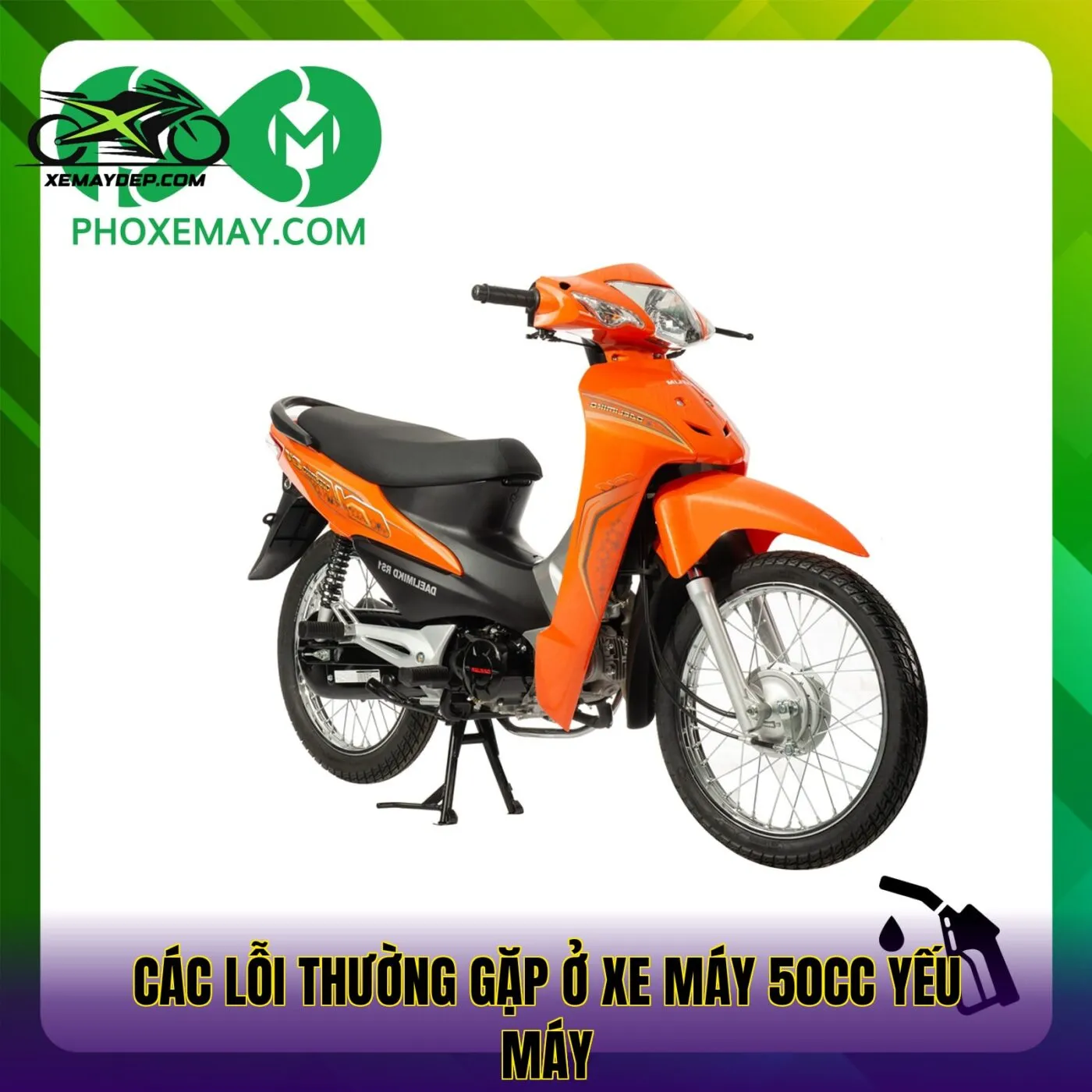 Các lỗi thường gặp ở xe máy 50cc yếu máy
