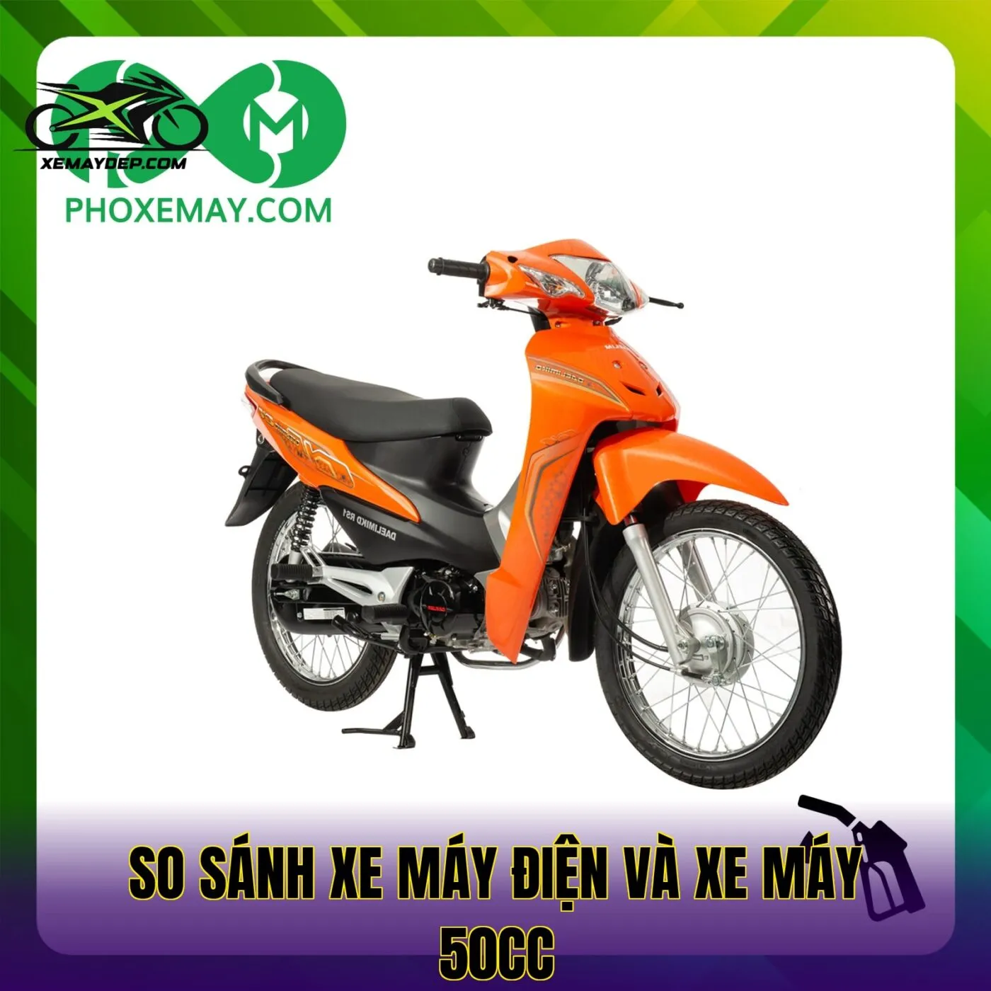 So sánh xe máy điện và xe máy 50cc